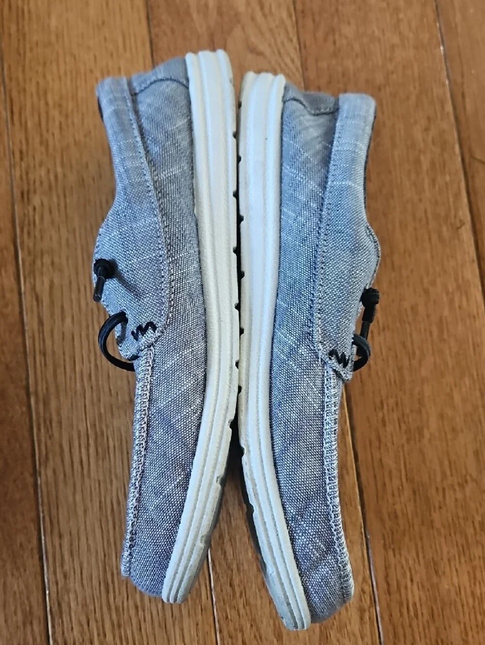 Casual Boy's Canvas Boat Shoes in Light Gray